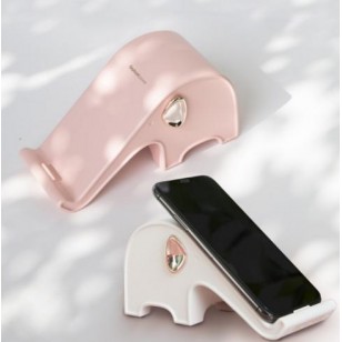 Creative elephant mobile phone wireless charger stand